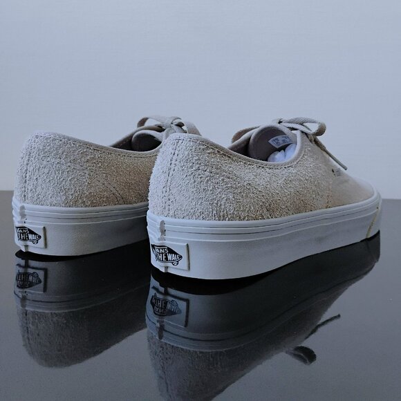 Vans Women's Authentic Suede Mix Sneaker in Awesome Moon Rock Brown Gray - Picture 6 of 11